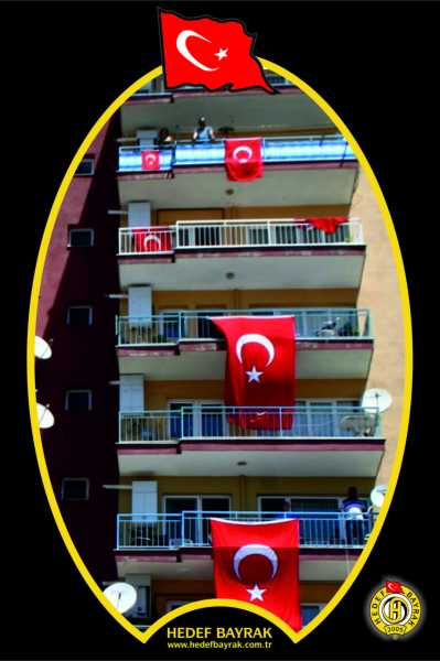 70x105 cm.Türk Bayrağı