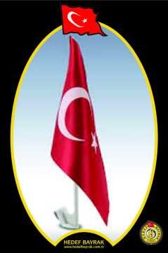30x45 Araç Fors Bayrağı Türk