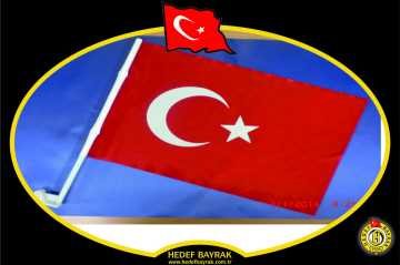 30x45 Araç Fors Bayrağı Türk