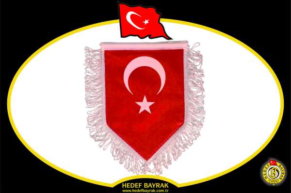 8x11 Türk Beşgen Flama