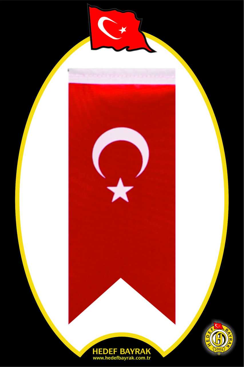 10x30 Türk Masa Bayrağı
